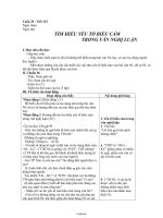 Giáo án Ngữ văn 8 Tuần 29 - Tiết 115: Tìm hiểu yếu tố biểu cảm trong văn nghị luận