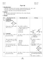 Giáo án Toán Hình học 7 tiết 24: Luyện tập