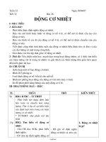 Giáo án Vật lí Lớp 8 - Tiết 32, Bài 28: Động cơ nhiệt - Năm học 2006-2007