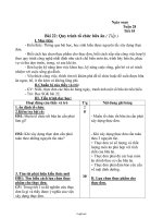 Giáo án Công nghệ Lớp 6 - Tuần 28 (Chuẩn kiến thức 3 cột)