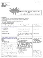 Giáo án Ngữ văn Lớp 6 - Tiết 79+80: Quan sát, tưởng tượng, so sánh và nhận xét trong văn miêu tả - Năm học 2005-2006