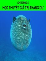 HỌC THUYẾT GIÁ TRỊ THẶNG dư (PHẦN 1) (NLCBCN mác LÊNIN SLIDE) 