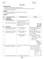 Giáo án Toán Hình học 7 tiết 39: Luyện tập