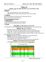 Giáo án Tin học 7 tuần 24 tiết 47 + 48: Bài thực hành 8: ai là người học giỏi