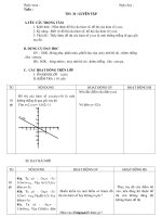 Bài soạn môn Đại số 7 - Tiết 34: Luyện tập