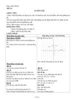 Giáo án môn Toán lớp 7 - Tiết 32: Luyện tập