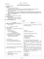 Giáo án Tập đọc, kể chuyện - Tiết 19, 20: Trận bóng dưới lòng đường