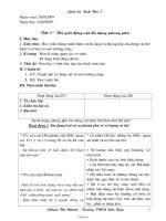 Giáo án Ngữ văn lớp 6, kì I - Tiết 56: Trả bài kiểm tra Tiếng Việt