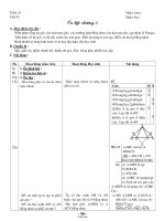 Giáo án Toán Hình học 7 tiết 45: Ôn tập chương 2