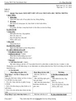 Giáo án Công nghệ 7 - Tiết 11, Bài 8: Thực hành Nhận biết một số loại phân hóa học thông thường - Năm học 2010-2011 - Phan Văn Chất