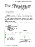 Giáo án Hình học lớp 7 - Tiết 47: Quan hệ giữa góc và cạnh đối diện trong một tam giác