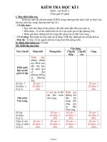 Bài giảng Kiểm tra học kì I môn : Lịch sử 6 (thời gian 45 phút)