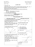 Giáo án Hình học 7 - Hoàng Văn Luận - Tiết 13, 14