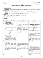 Giáo án Toán Hình học 7 tiết 6: Hai đường thẳng song song