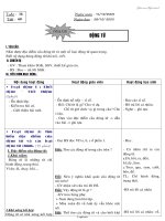 Giáo án Ngữ văn 6 - Tuần 16, Tiết 60: Động từ - Năm học 2005-2006