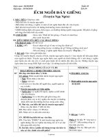 Giáo án môn Ngữ văn 6 - Tiết số 39: Ếch ngồi đáy giếng