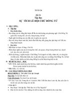 Tuần 26. Sự tích lễ hội Chử Đồng Tử