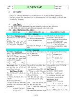 Giáo án Đại số 7 - Học kỳ 1 - Tiết 16: Luyện tập