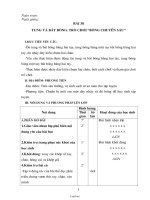 Giáo án Thể dục 3 Bài 38: Tung và bắt bóng. trò chơi “bóng chuyền sáu”