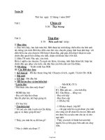 Giáo án tổng hợp Tuần 20 - Lớp 4