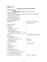 Giáo án Buồi chiều Lớp 3 - Tuần 33 - Năm học 2008-2009