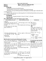 Giáo án môn Vật lí Lớp 8 - Tiết 11 đến 19 - Nguyễn Văn Vũ