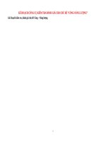 KẾ HOẠCH CÔNG cụ KIỂM TRA ĐÁNH GIÁ CHO CHỦ đề “CÔNG NĂNG LƯỢNG” MOLUL 3 