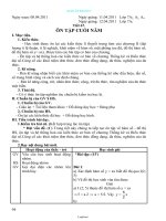 Giáo án Đại số 7 tiết 69: Ôn tập cuối năm