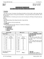 Giáo án môn học Đại số 7 - Tiết 41 đến tiết 50 - Năm học 2009 - 2010