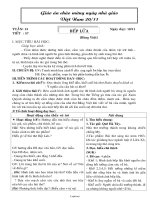 Giáo án môn Ngữ văn 9 - Tuần 13