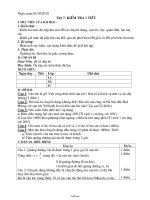 Giáo án Vật lý Lớp 8 - Tiết 7: Kiểm tra 1 tiết - Năm học 2010-2011