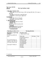 Giáo án Ngữ văn 8 - Tiết 63: Ôn tập Tiếng việt - Năm học 2006-2007 - Dương Thị Thảo Trang