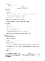 Giáo án Vật lí Lớp 8 - Tiết 2: Bài tập về vận tốc