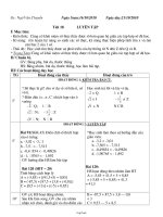 Giáo án Đại số 7 - Gv: Ngô Văn Chuyển - Tiết 18: Luyện tập