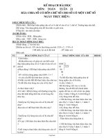 Giáo án Toán Lớp 3 - Tuần 23 - Bài: Chia số có bốn chữ số cho số có một chữ số