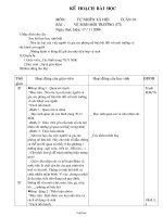 Giáo án Tự nhiên xã hội Lớp 3 - Tuần 19 - Bài: Vệ sinh môi trường (Tiếp theo) - Năm học 2005-2006
