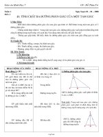 Giáo án Hình học 7 - GV: Đỗ Thừa Trí - Tiết 57: Tính chất ba đường phân giác của một tam giác