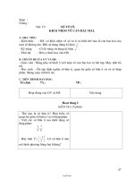 Giáo án môn Đại số lớp 7 - Tiết 17, 18