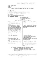 Giáo án Công nghệ 7 tuần 35 - Trường THCS Hồng Phong