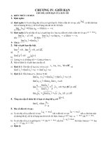 Chương IV. §2. Giới hạn của hàm số
