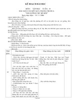 Giáo án Tập đọc Lớp 3 - Tuần 19 - Bài: Báo cáo kết quả tháng thi đua 