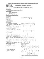 Giáo án Lớp 4 - Tuần 22 - Năm học 2009-2010 - Nguyễn Thị Minh