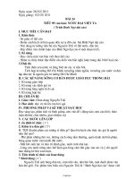 Giáo án Ngữ văn 8 - Tiết 99: Văn bản Nước Đại Việt ta - Năm học 2010-2011