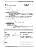 Giáo án Hình học lớp 7 - Tiết 29: Luyện tập