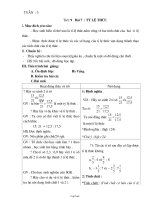 Bài giảng môn học Đại số lớp 7 - Tuần 5 - Tiết 9 - Bài 7 : Tỷ lệ thức