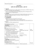 Giáo án Đạo đức Lớp 3 - Tuần 15 - Biết ơn thương binh - liệt sĩ