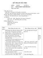 Giáo án Toán Lớp 3 - Tuần 9 - Bài: Bảng đơn vị đo độ dài