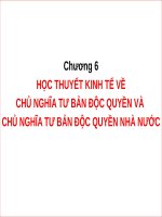 CHỦ NGHĨA tư bản độc QUYỀN (NLCBCN mác LÊNIN SLIDE) 