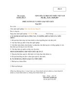 Mẫu đánh giá viên chức NH 2018-2019