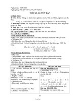 Bài soạn môn Đại số lớp 7 - Tuần 30